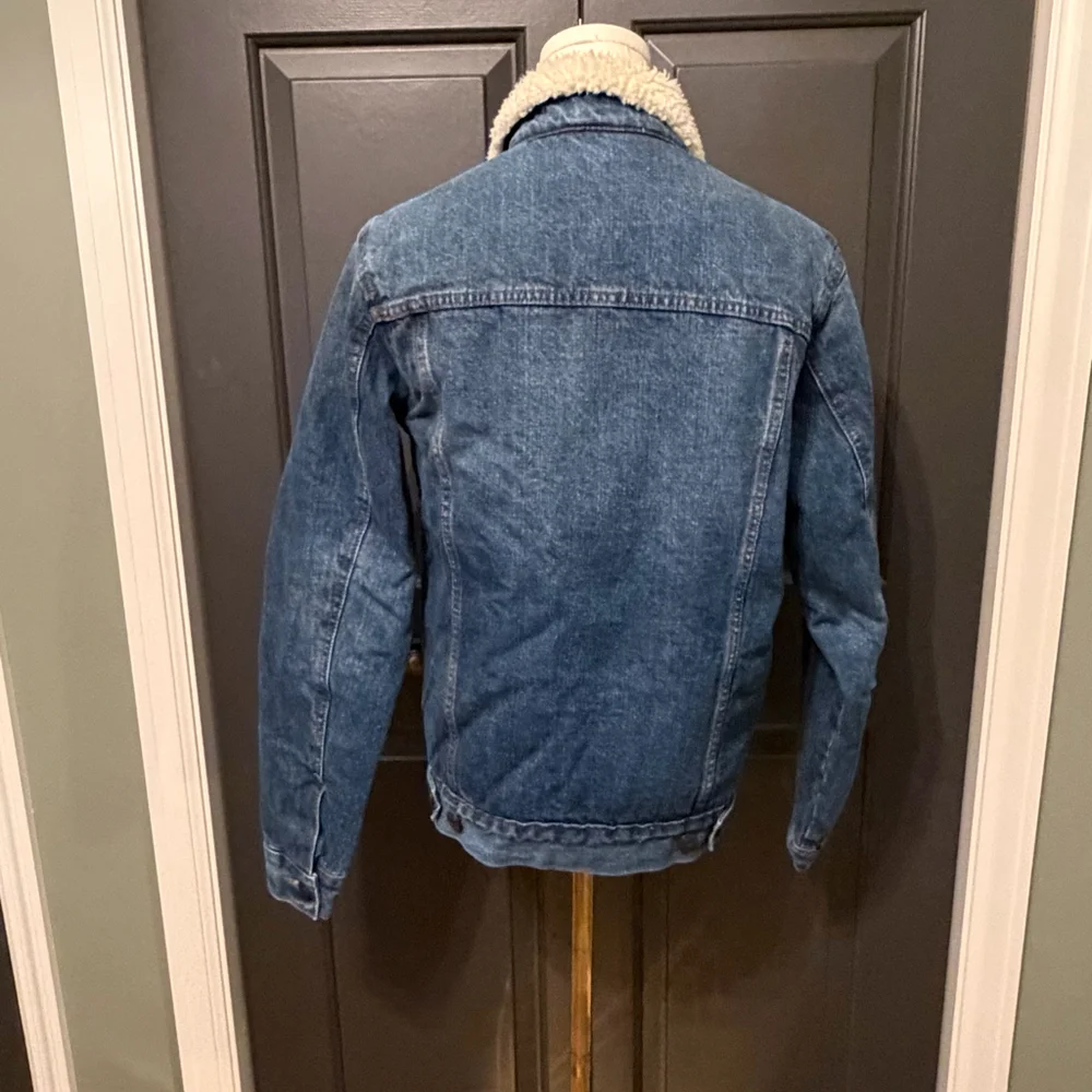 Goodfellow & Co Sherpa Lined Denim Jacket Size Small
